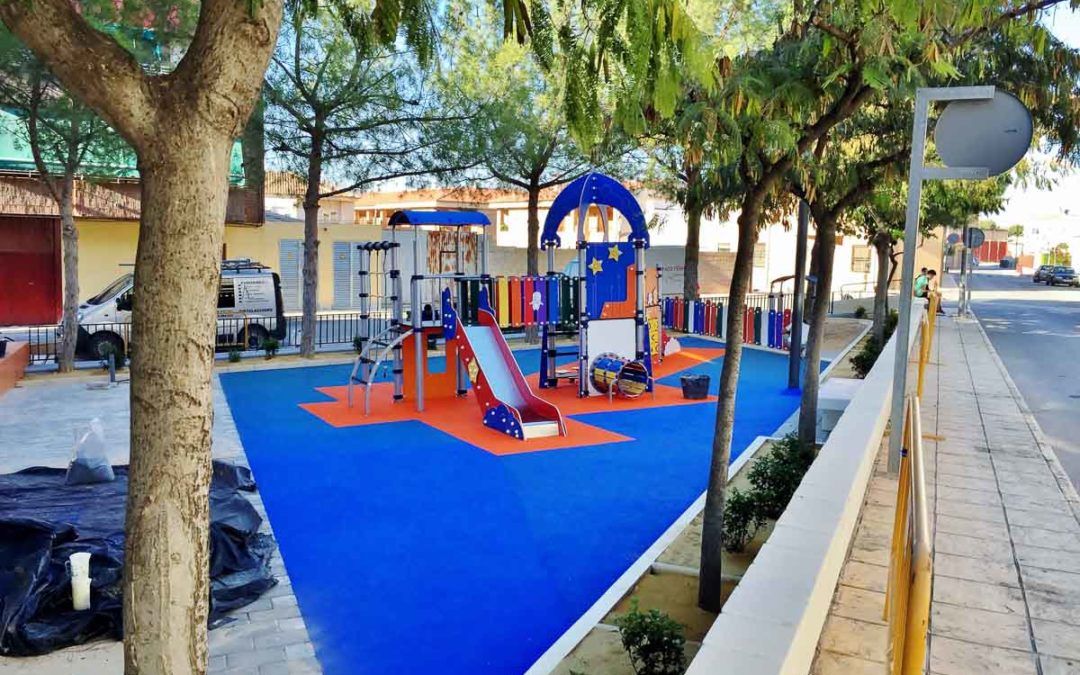 Construction of a playground in Pinoso