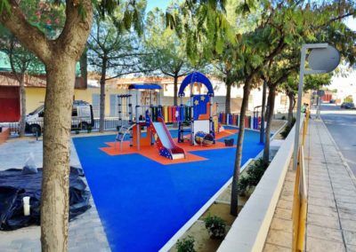 Construction of a playground in Pinoso