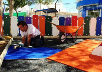 construccion parque infantil en Pinoso por Araque Maqueda Construccion