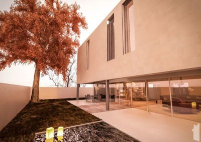 Estructura de vivienda unifamiliar en Alicante