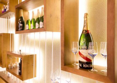 Botellero champagne. Reforma de restaurante en Pinoso por Araque Maqueda