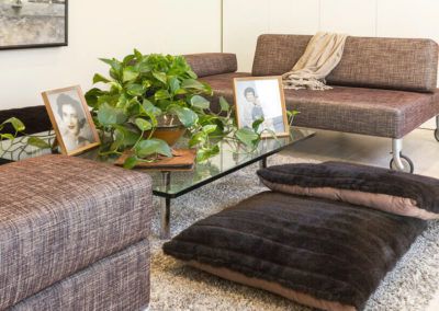 Atico de diseño en Alicante por Araque Maqueda Terraza sofa