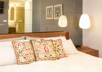 Dormitorio Atico de diseño en Alicante por Araque Maqueda Terraza