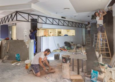 Proyecto reforma de interiorismo de restaurante