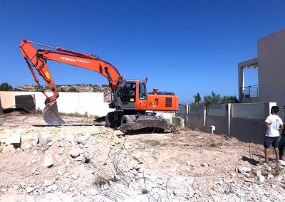 Excavación Proyecto Chalet en Cabo de las Huertas (Alicante)