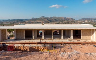 Proceso de construcción de chalet en Hondón de las Nieves (Alicante)