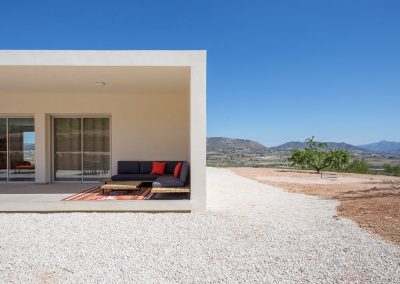 Detalle Chalet minimalista en Hondon de las Nieves (Alicante) por Araque Maqueda