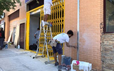 Proceso de reforma de asador de pollos en Alicante