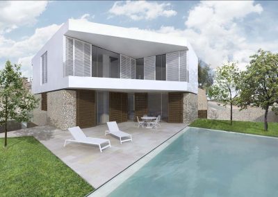 Proyecto de vivienda con piscina en el Cabo de las Huertas