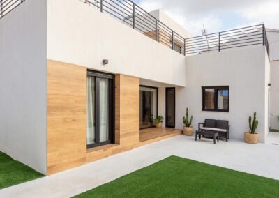 exterior Vivienda Minimalista por Araque Maqueda